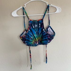 NADA tie dye swimsuit top